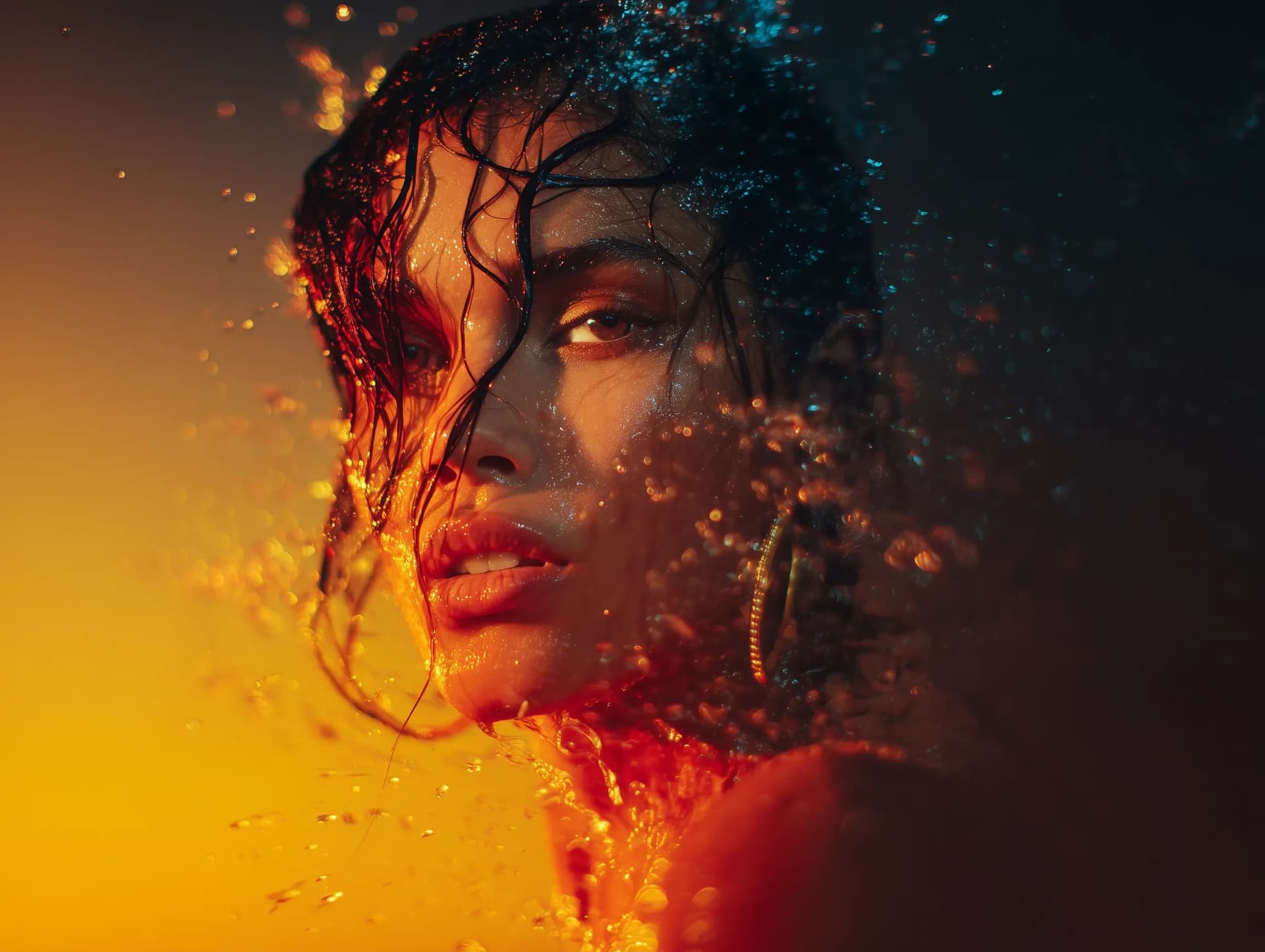 Golden Sunset Portrait